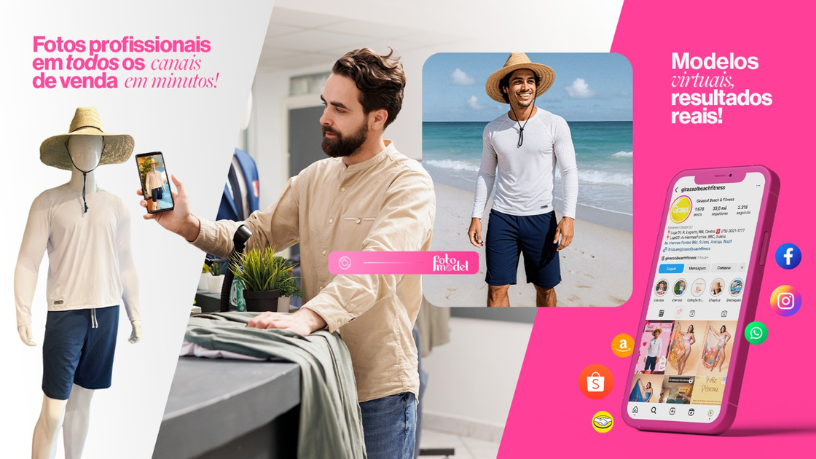 FotoModel mostra como criar campanhas impactantes com imagens profissionais mesmo com orçamento reduzido.